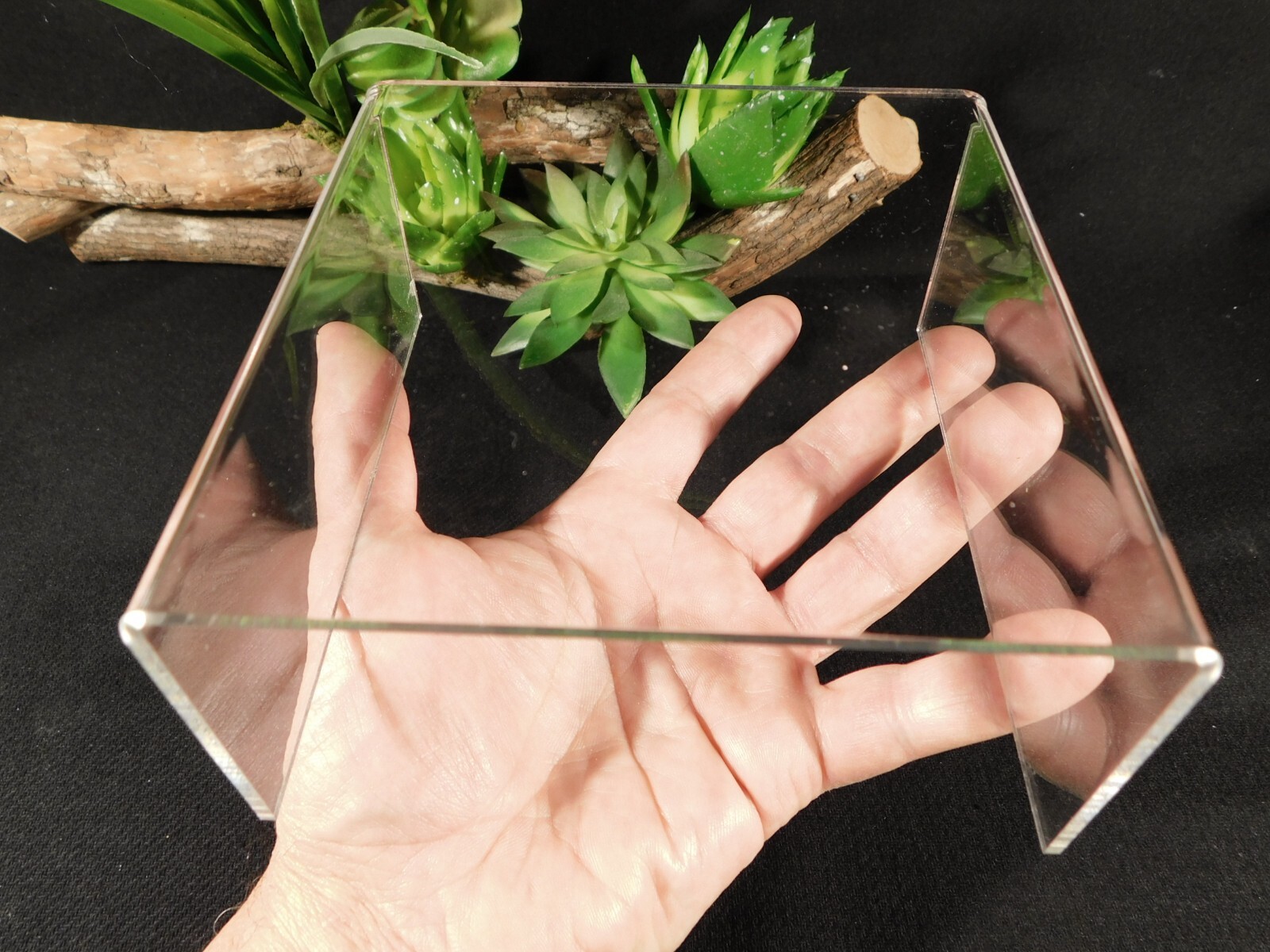 Display Stand Riser Type Short Clear Lucite Large Size gallery