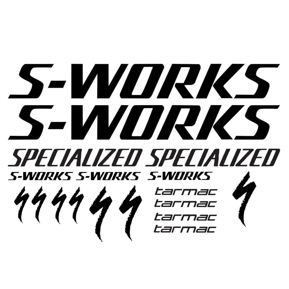 Specialized S-Works Tarmac Bike Frame Decal Set Road Bike Die Cut Vinyl gallery