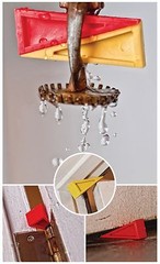 LINE2design Door Stopper – Plastic Door Wedge – Rubber Home Door Stop Pack of 4