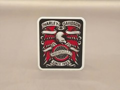 Motorcycle Vinyl Stickers Biker Shield & Bar Logo Hog Harley Decals Road King
