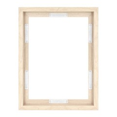 Canvas Float Frames 12X16 Frame, Natural Woodgrain for Finished Canvases, Vertic