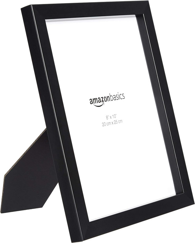 Black Rectangular Photo Frames 8x10 Inches - Pack of 8 for Stylish Displays gallery