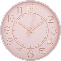 Battery Powered Modern 10” Wall Clock – Silent Decor for Living Room or Office