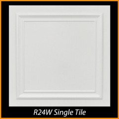 DIY Decor Glue-up Styrofoam Ceiling Tile 20 in x 20 in R24W 56/Lot (147.84 S/F)
