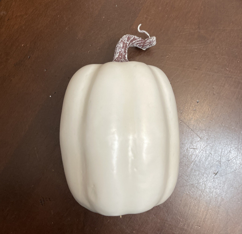 Artificial Pumpkins Assorted Sizes Rustic Harvest White Fall Decor Halloween gallery
