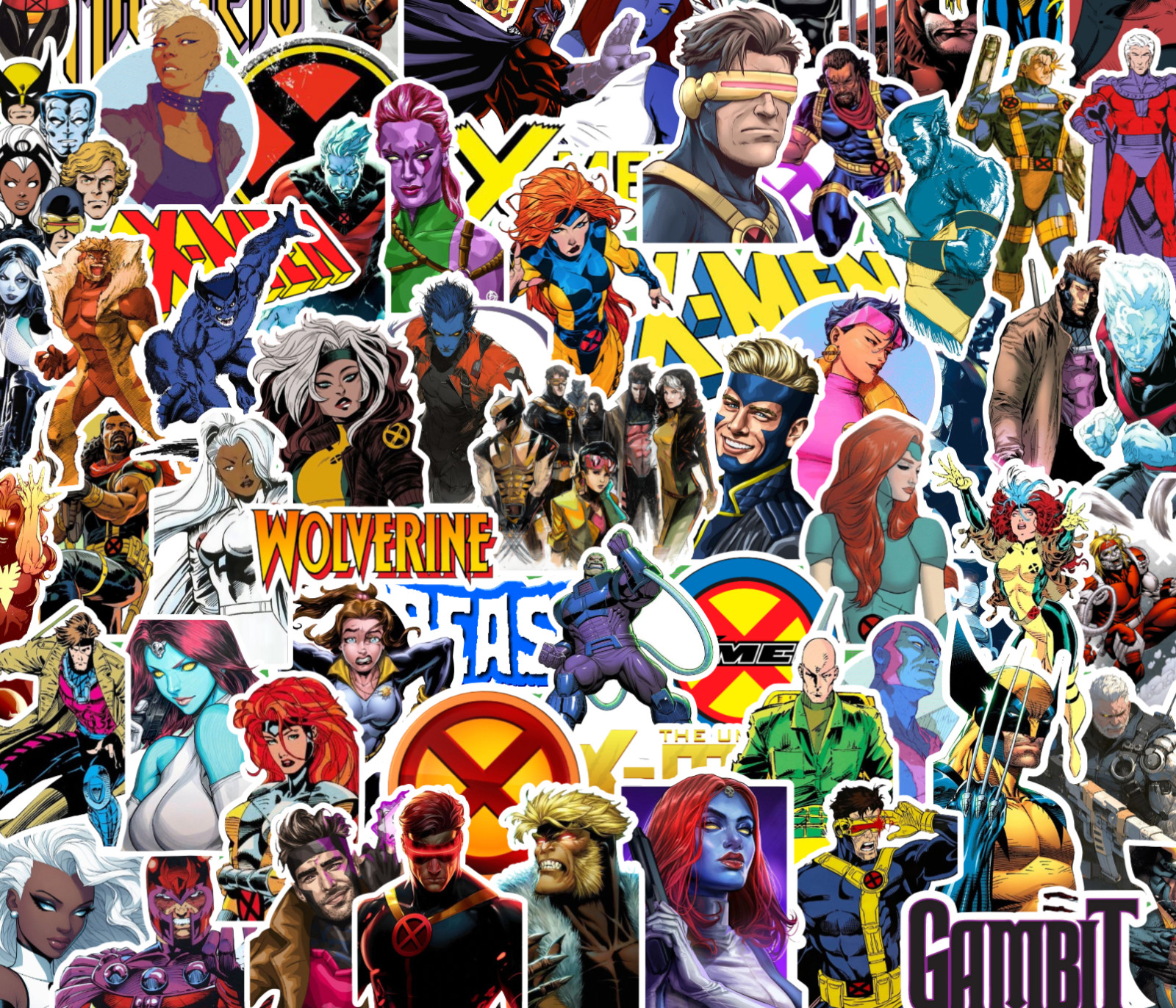 25/50 X-Men Sticker Pack - Waterproof Vinyl - Wolverine Magneto Xmen 97 gallery