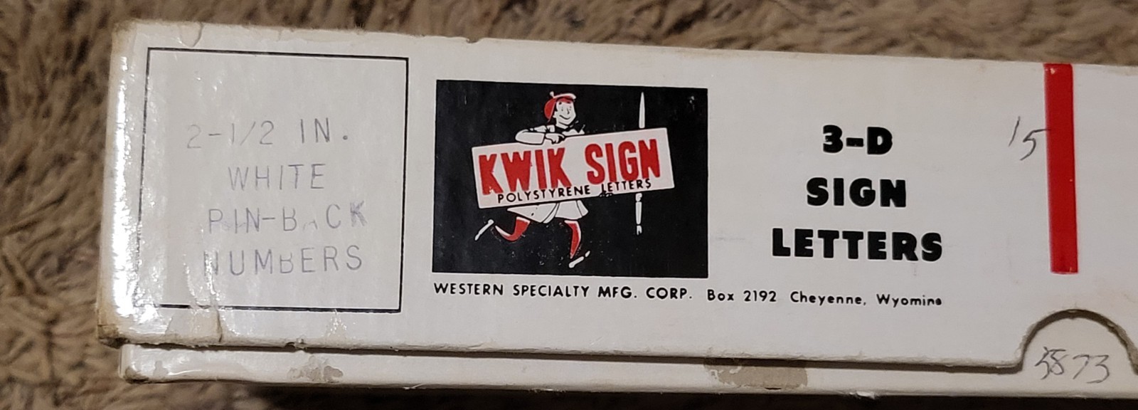 Kwik Sign White Polystyrene Letters gallery