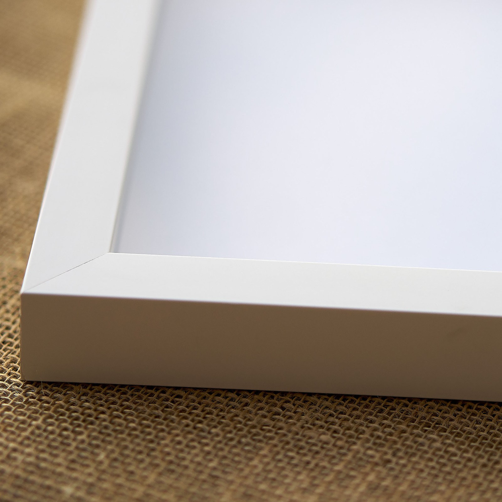 28x41 Shadow Box Frame White | 1 Inches Deep Real Wood Contemporary Shadowbox Di gallery