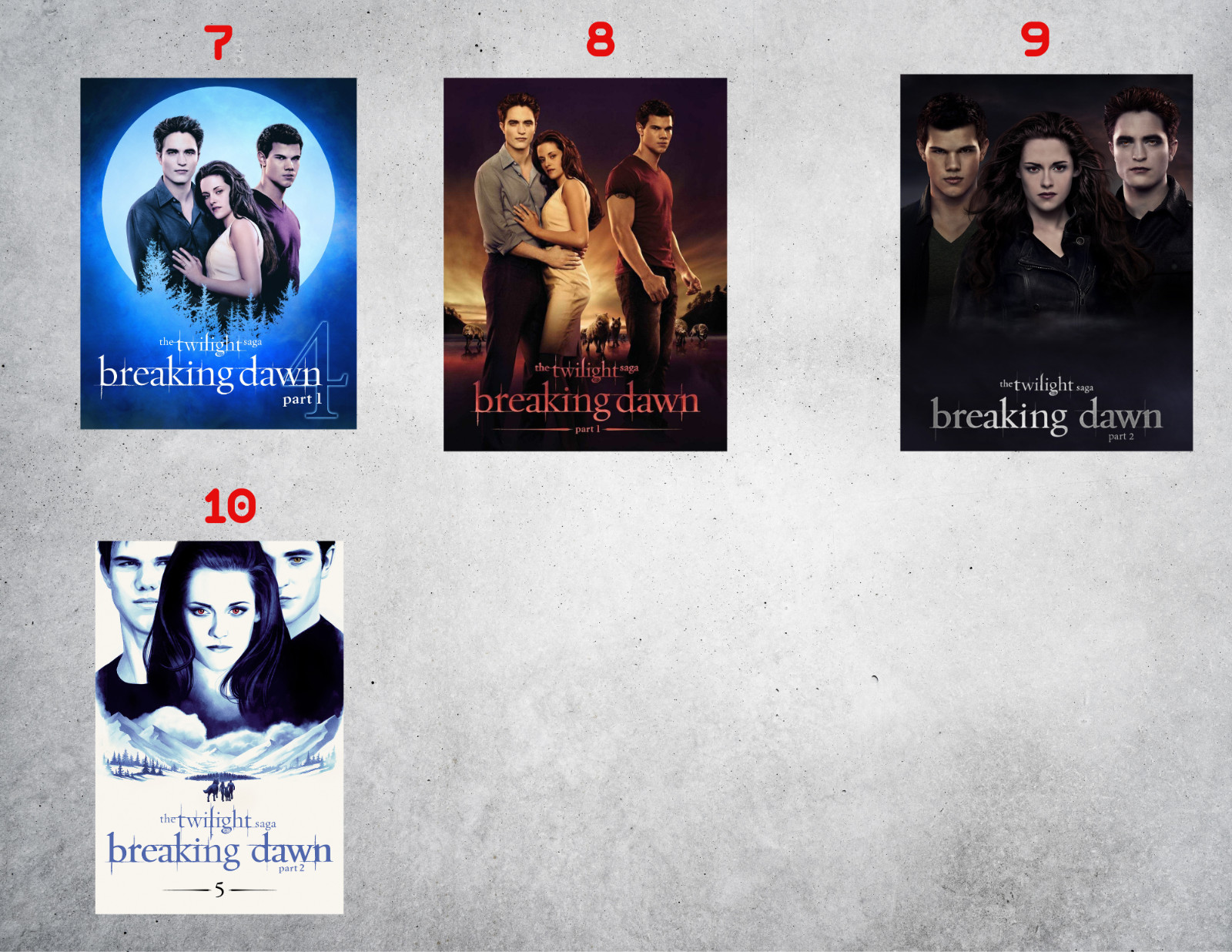 Twilight Movie Wall Collage Poster Prints gallery
