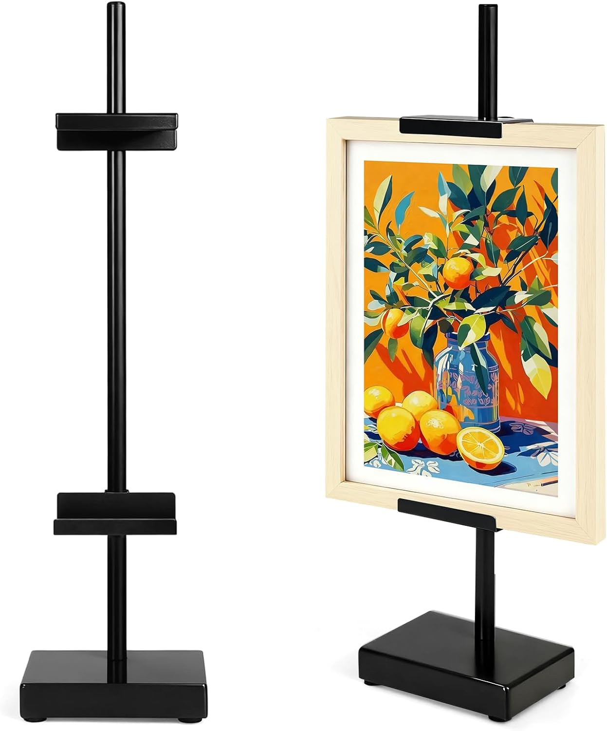 Adjustable Tabletop Easel Stand, Picture Easels for Display Up to 17" H, Black M gallery