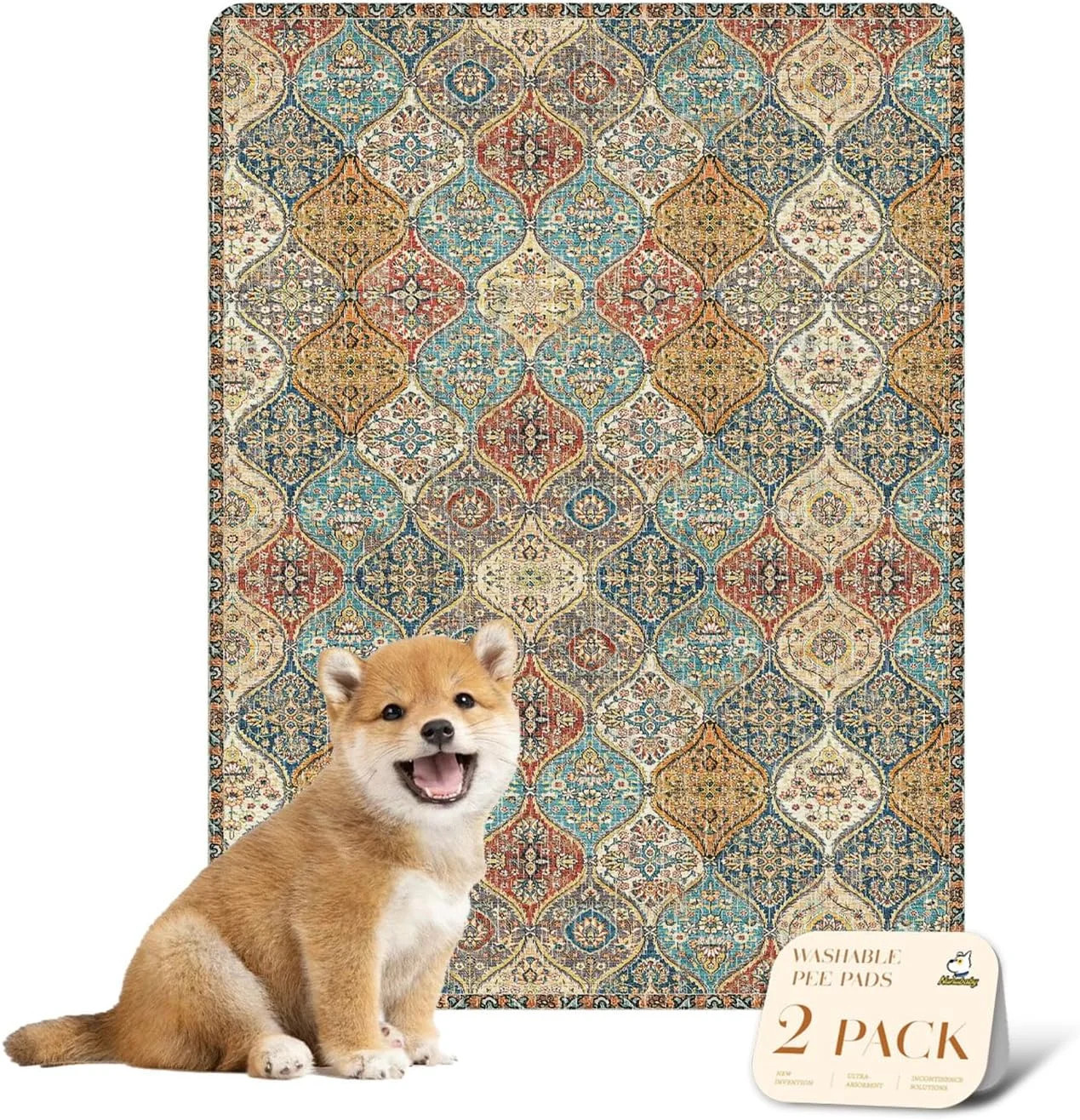 nunubaby Washable Pee Pads for Dogs, Stylish, Non-Slip and Leak-Proof Pee Mat. U gallery
