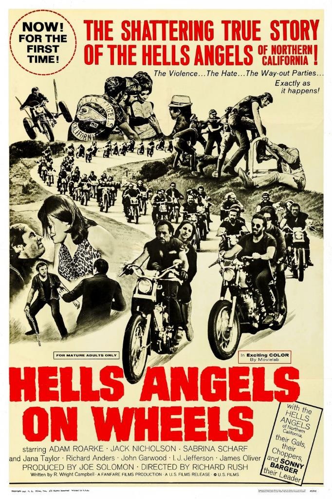 Hells Angels - 24" Large POSTER - Biker Gang Sonny Barger WALL ART Print gallery