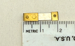 NOS CLOCK SUSPENSION SPRING #511, 5mm / 21mm, Hole to Pin 16mm