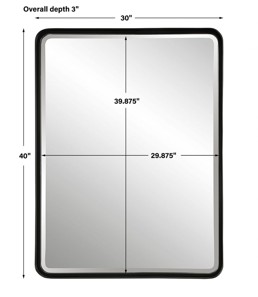 Crofton - 30 Inch Large Mirror Uttermost 09738 gallery