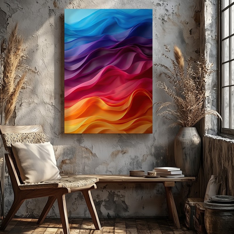Wall Art Create An Abstract Composition Featuring Flowing Layers Of Translucent gallery