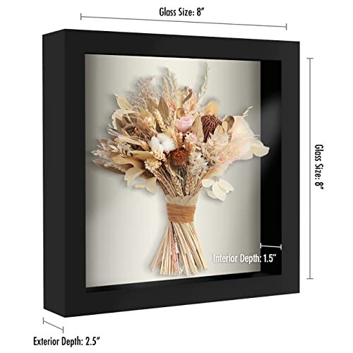 Black Shadow Box Frame 8x8 Inch gallery
