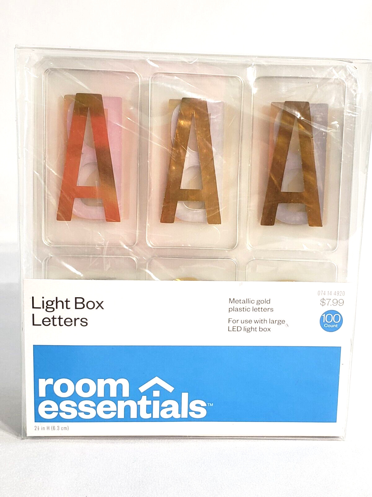 Room Essentials Light Box Letters 100 Count 2.5" gallery