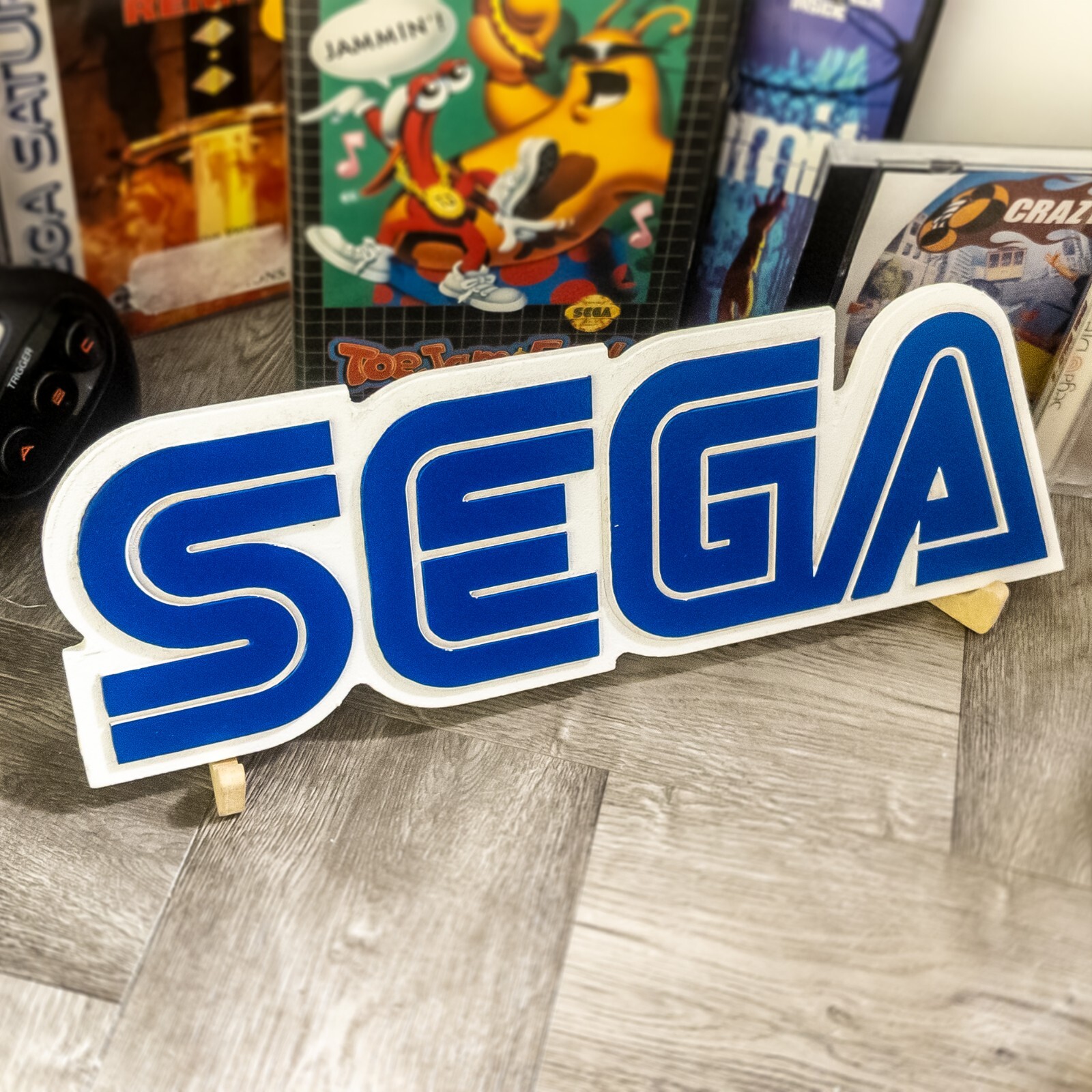 Large Engraved SEGA Logo Video Game Wall Art Collectable Sign gallery