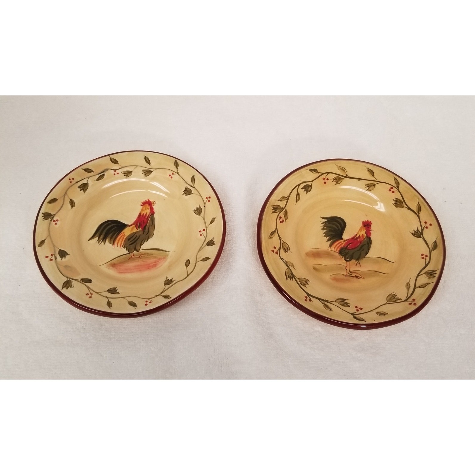 Rooster plates Early Riser Exclusively by Park gallery
