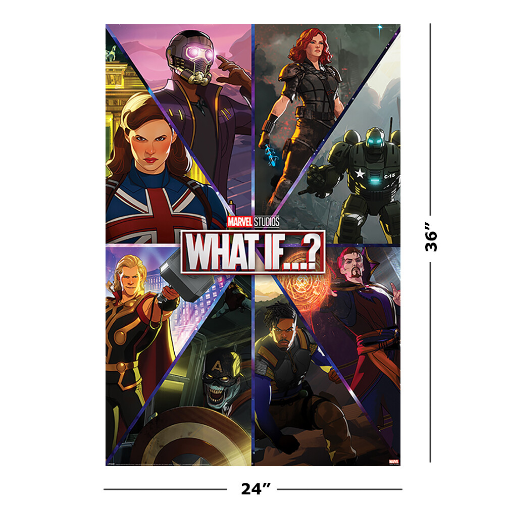 Marvel's WHAT IF...? - TV Show Poster (Shattered Realities) (Size: 24" x 36") gallery