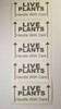 LIVE PLANTS Warning Pack Label Sticker 25-200 2"x1" Shop Store Handle With Care gallery