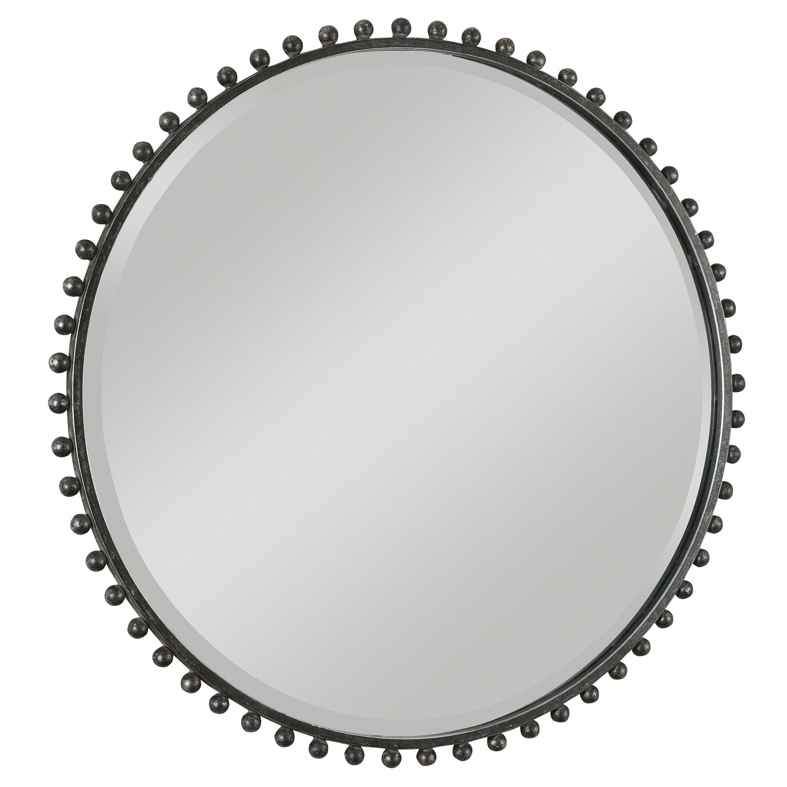 Uttermost Taza Round Iron Mirror gallery