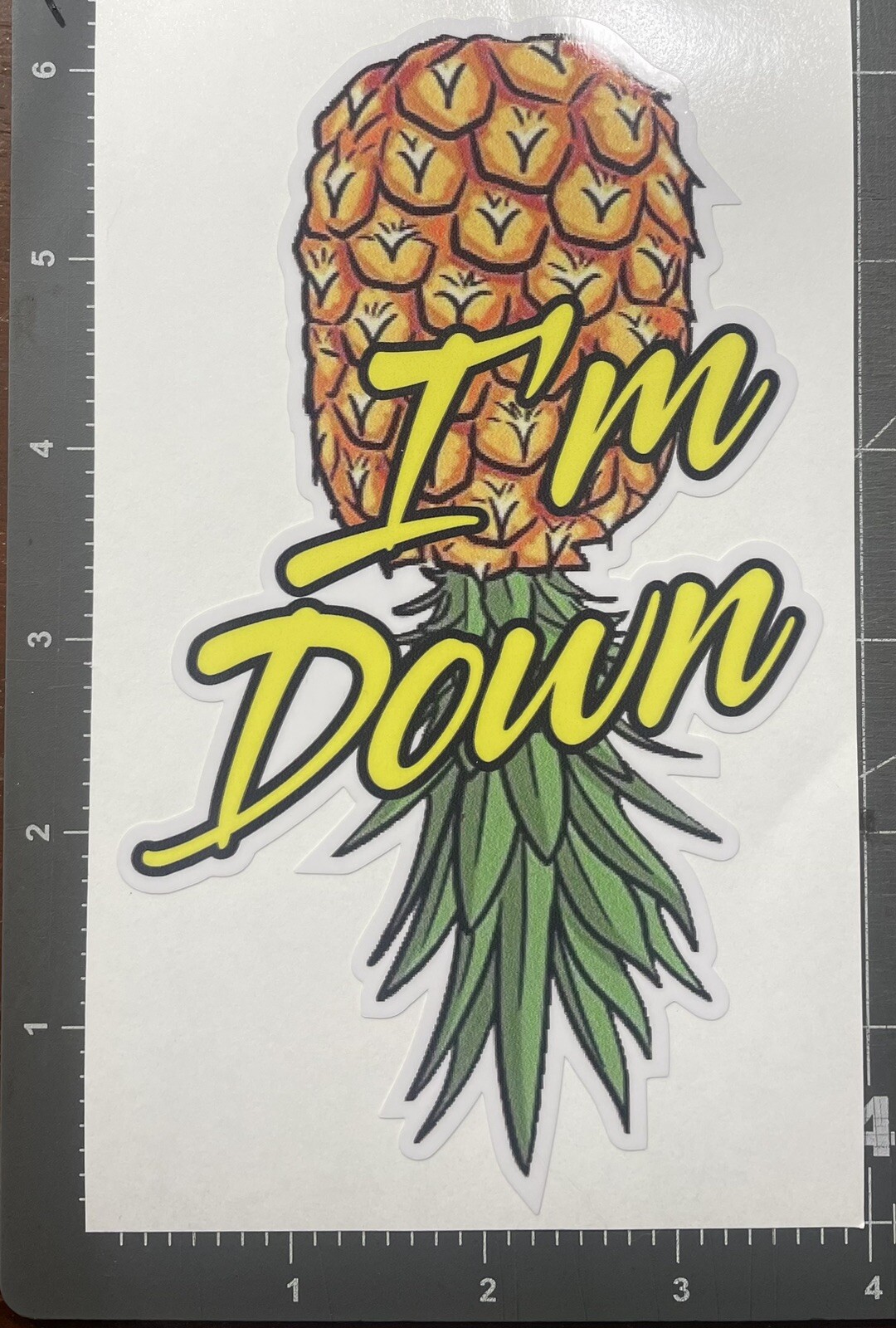 Pineapple Sticker Decal Plays Well With Others Lifestyle Fun Swinger I’m Down gallery