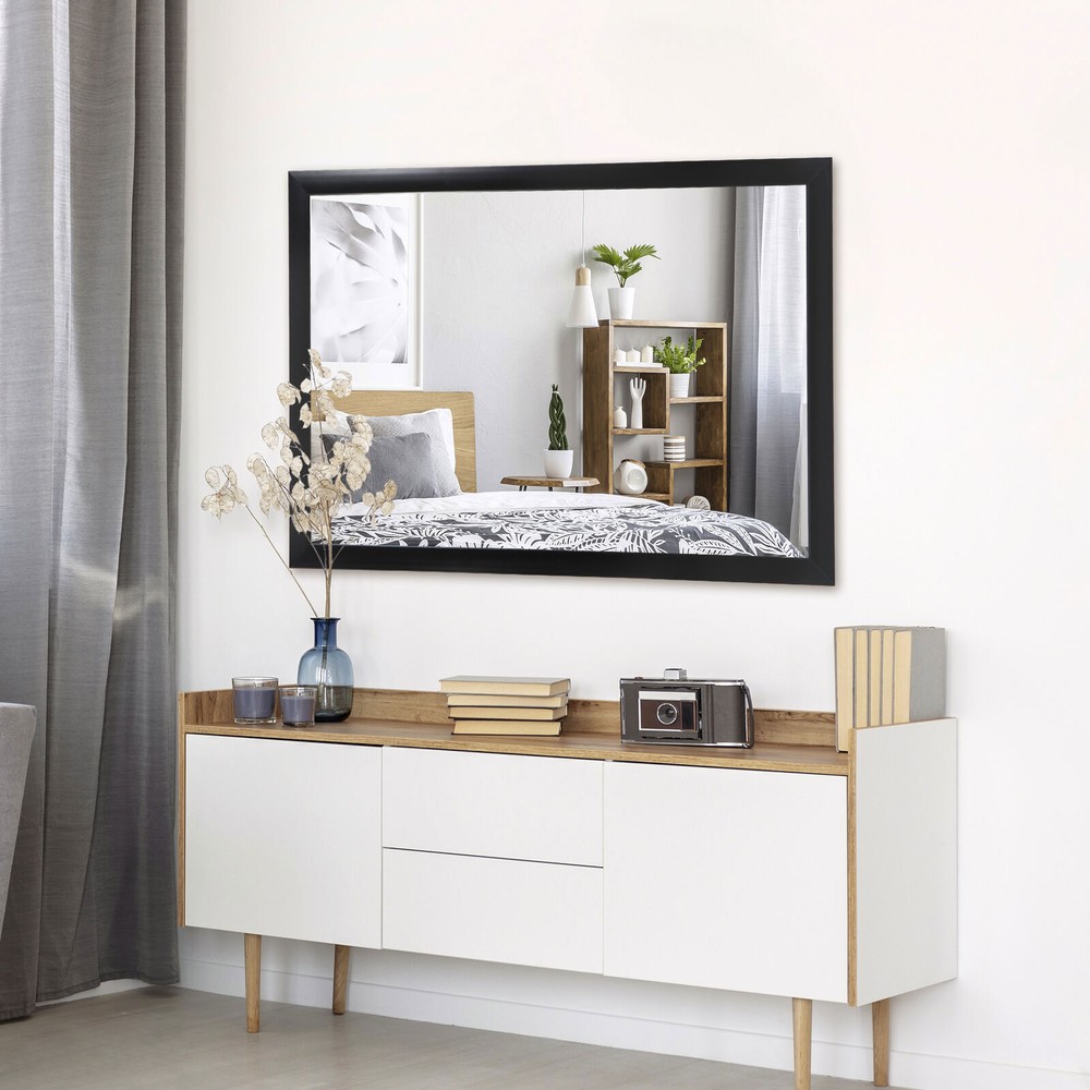 Round/Rectangular Bathroom Wall Mirror Vanity Mirror for Home Decor Living Room