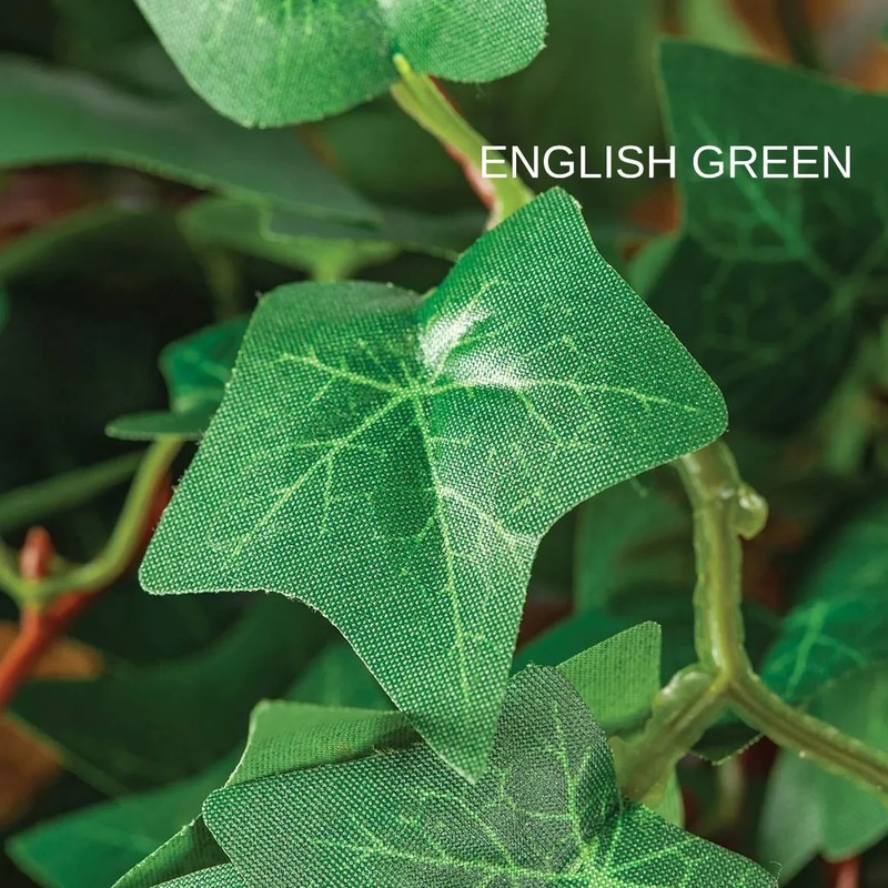Large Fully Assembled Artificial English Green Ivy Indoor/Outdoor Hanging Basket gallery