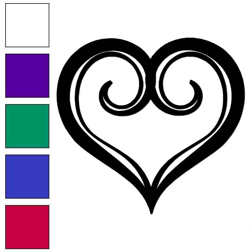 Heart , Vinyl Decal Sticker, Multiple Colors & Sizes #6639 gallery
