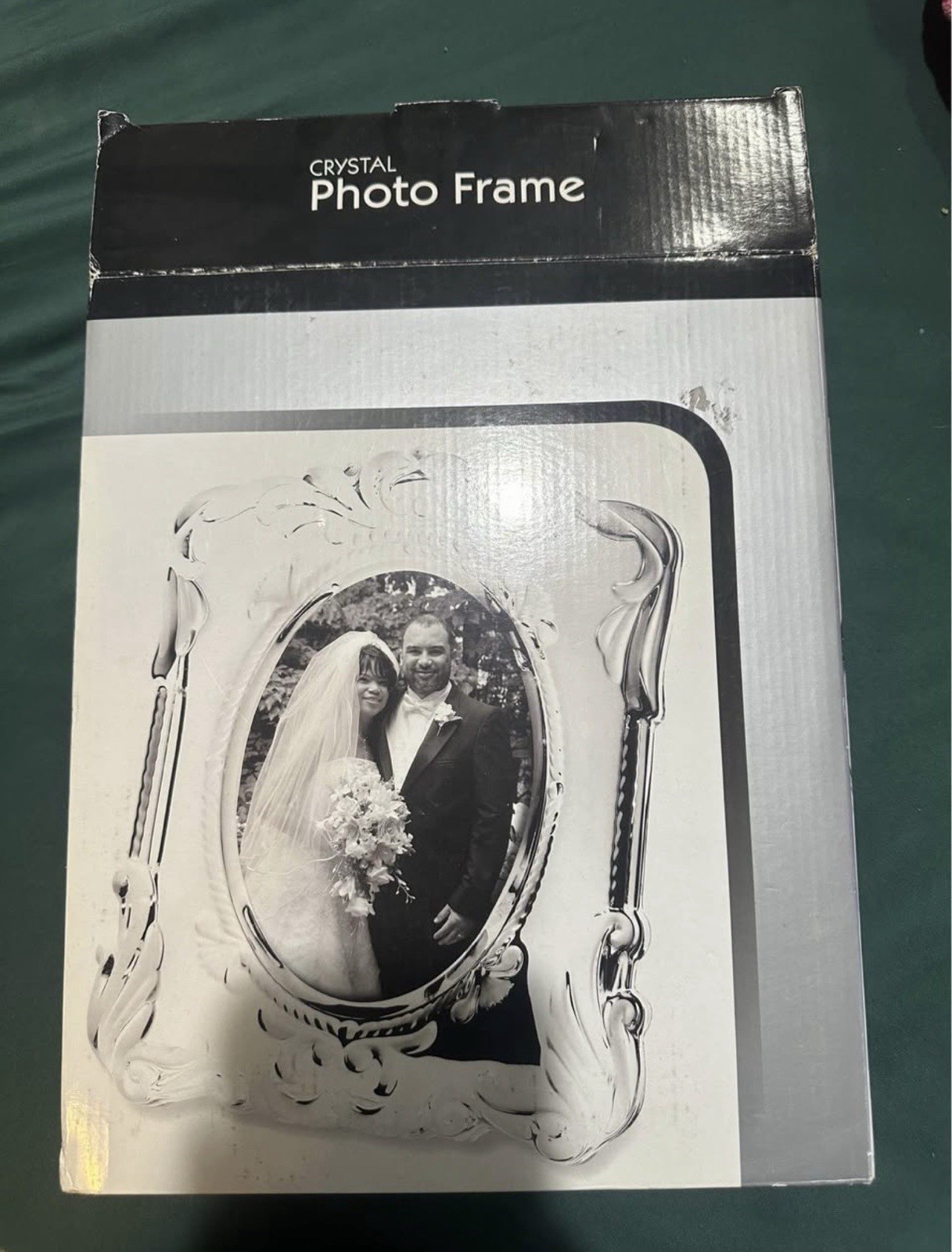 Clear Crystal 5x7 Photo Frame Rectangle, Holds 1 Photo, Fits 5 x 7 in gallery