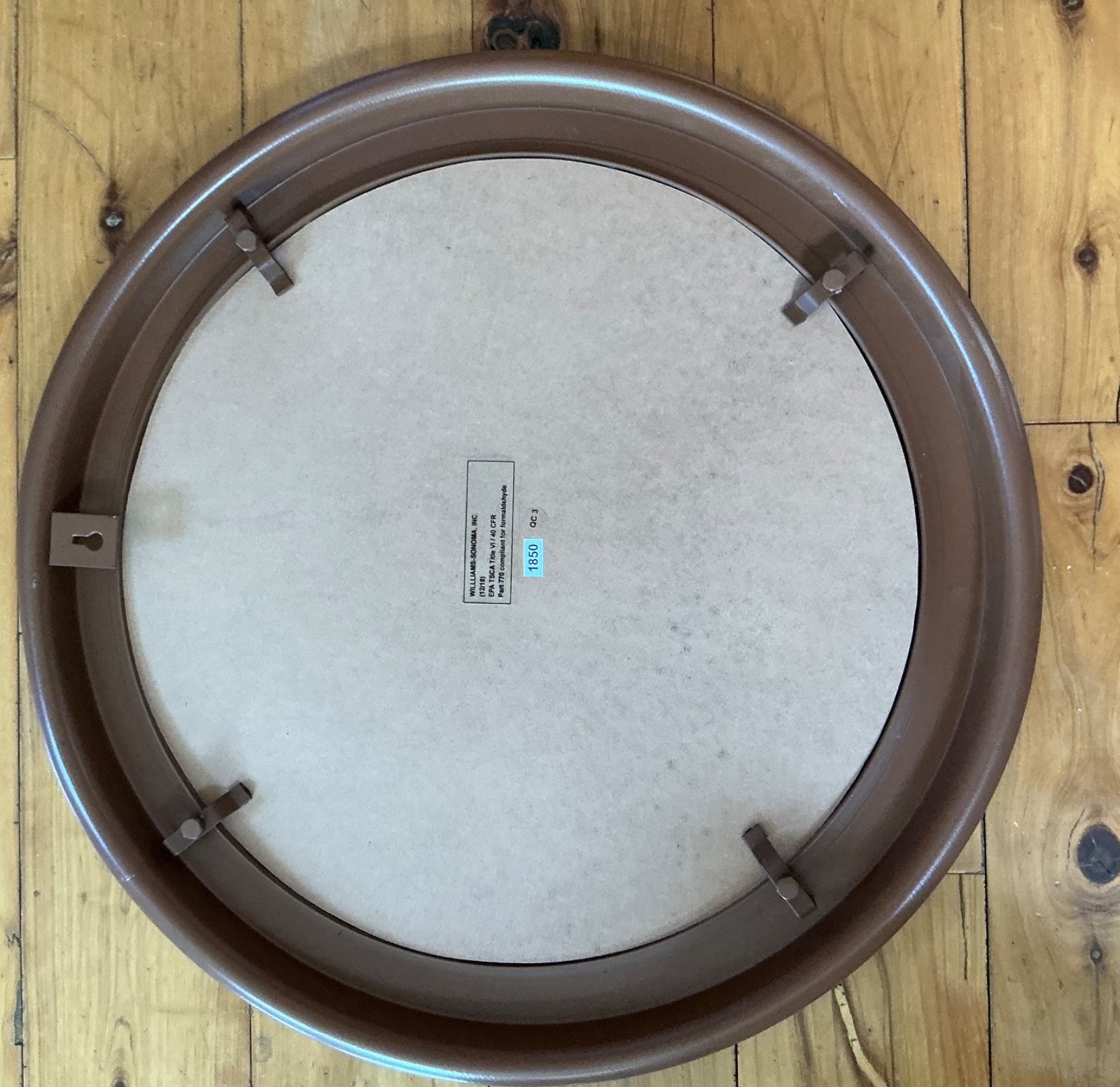 Round Mirror - Williams-Sonoma Riveted 21" Diameter (16" Mirror size) gallery