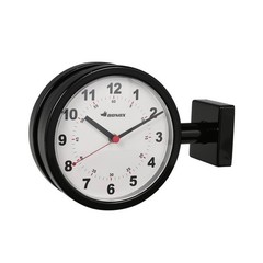 DULTON Double-Face Clock (Black) – Double-Sided Wall-Mounted Clock (S624-659)