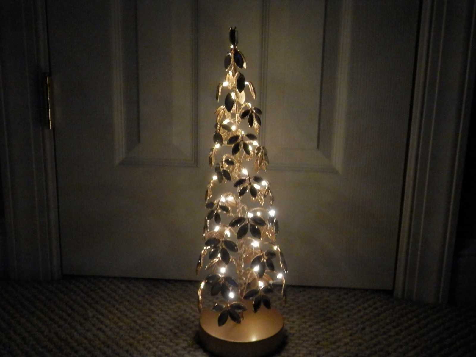 18" Illuminated Faceted Gem Tree w Timer Valerie Parr Hill Holiday QVC RARE gallery