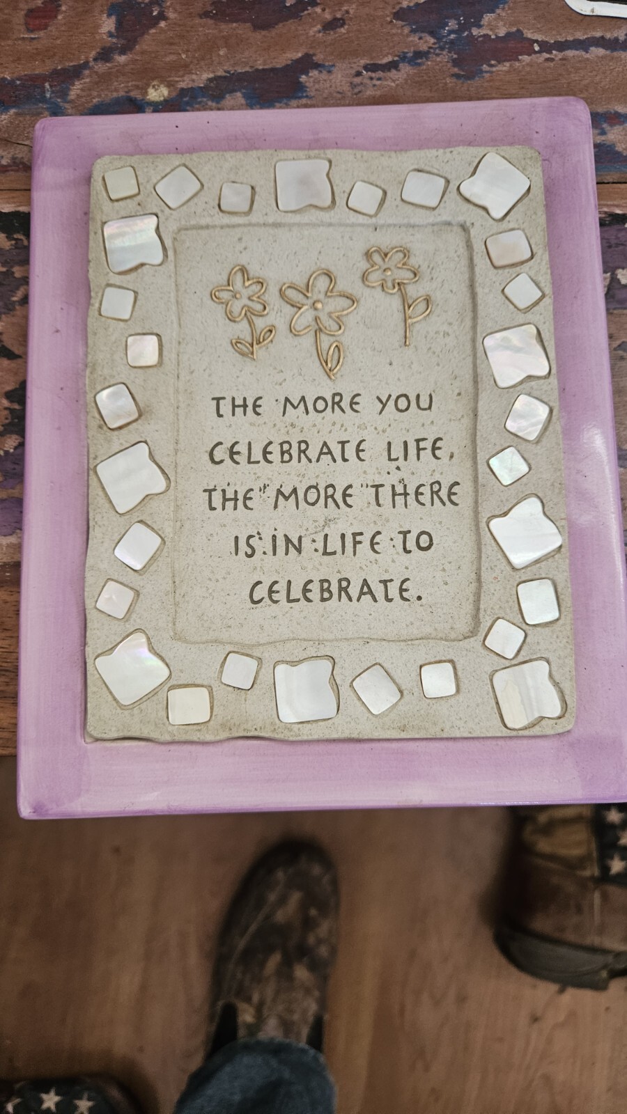 Garden Plaque Stone Sign gallery