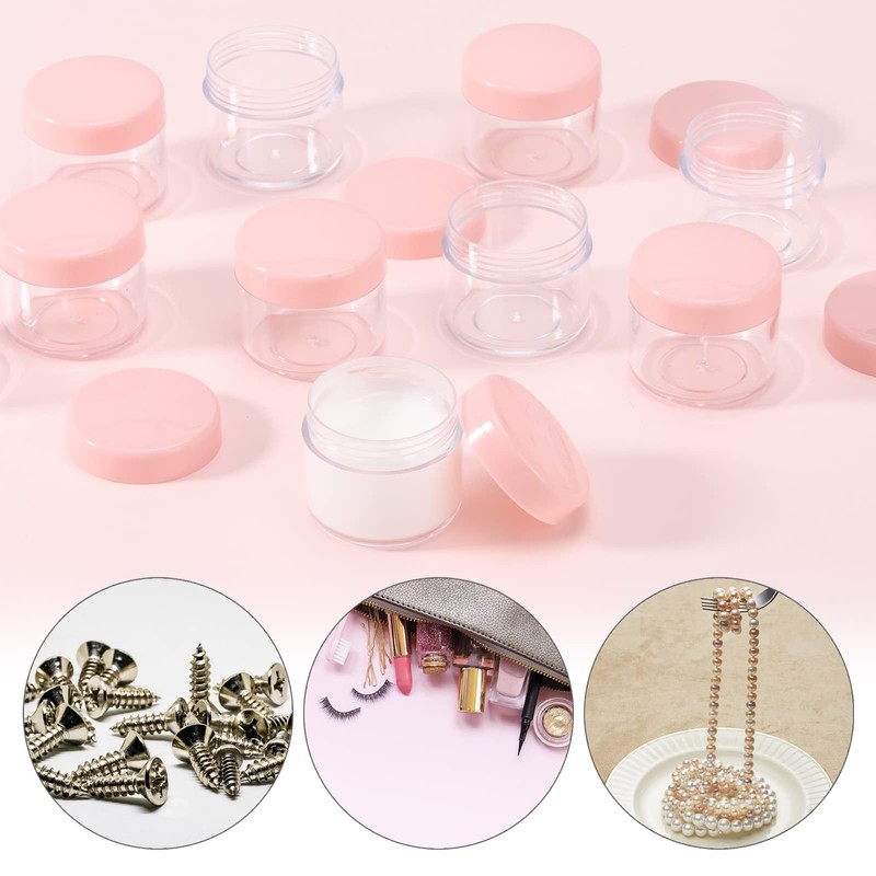 Btyms 100 Count 20G Sample Containers Lidsrefillable Cosmetic Containers Small gallery