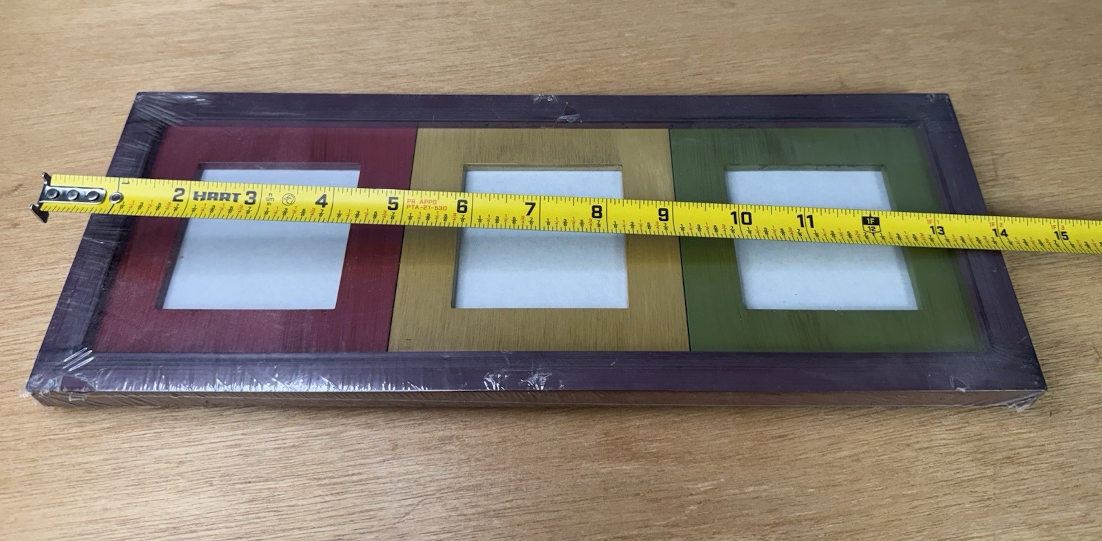 Collage Picture Frame 3-Opening Multicolor Inner Frames Wood gallery