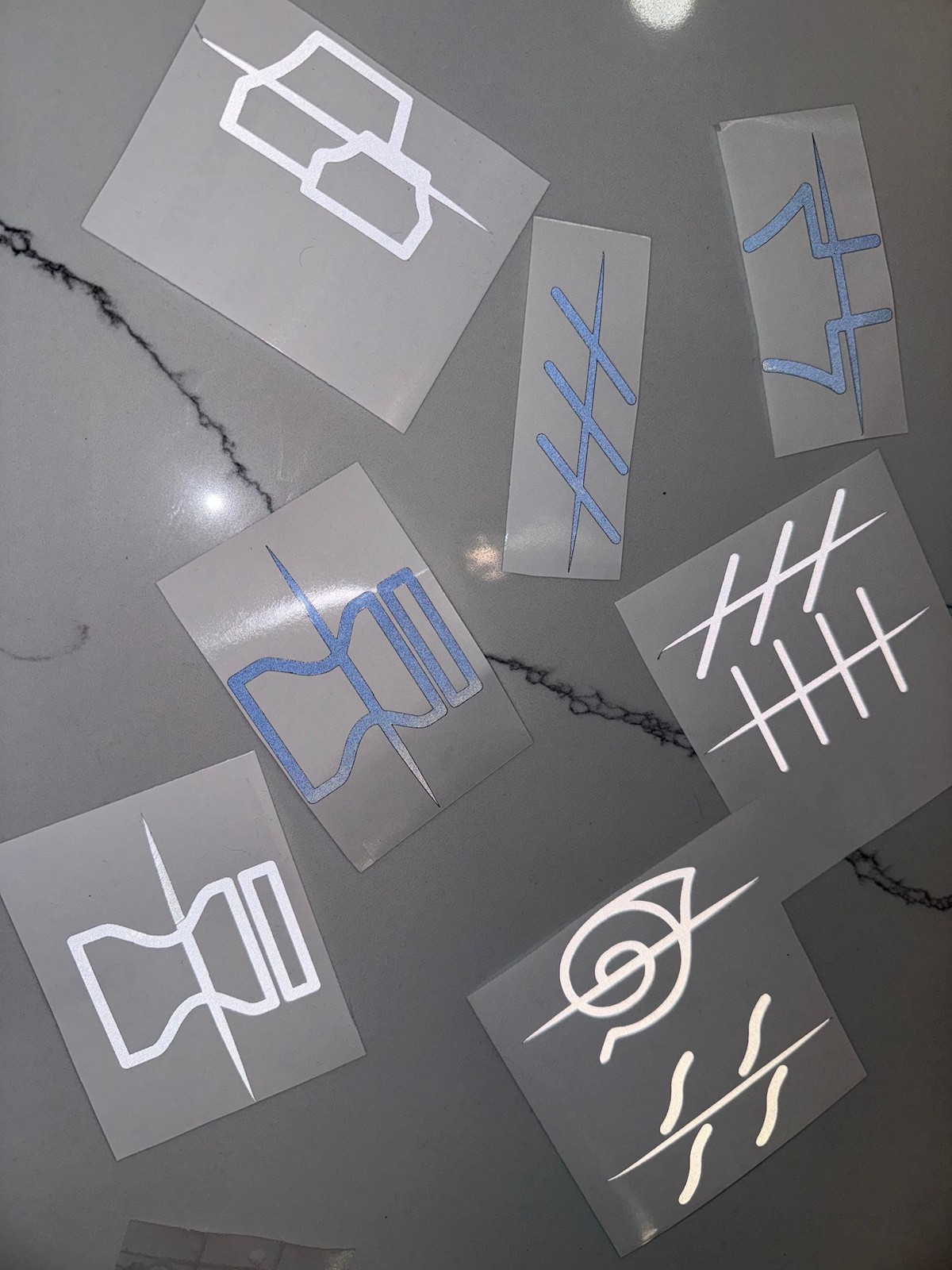 Hidden Mist Inspired Reflective Car Decal Emblem Window Vinyl Sticker 55+ Colors gallery