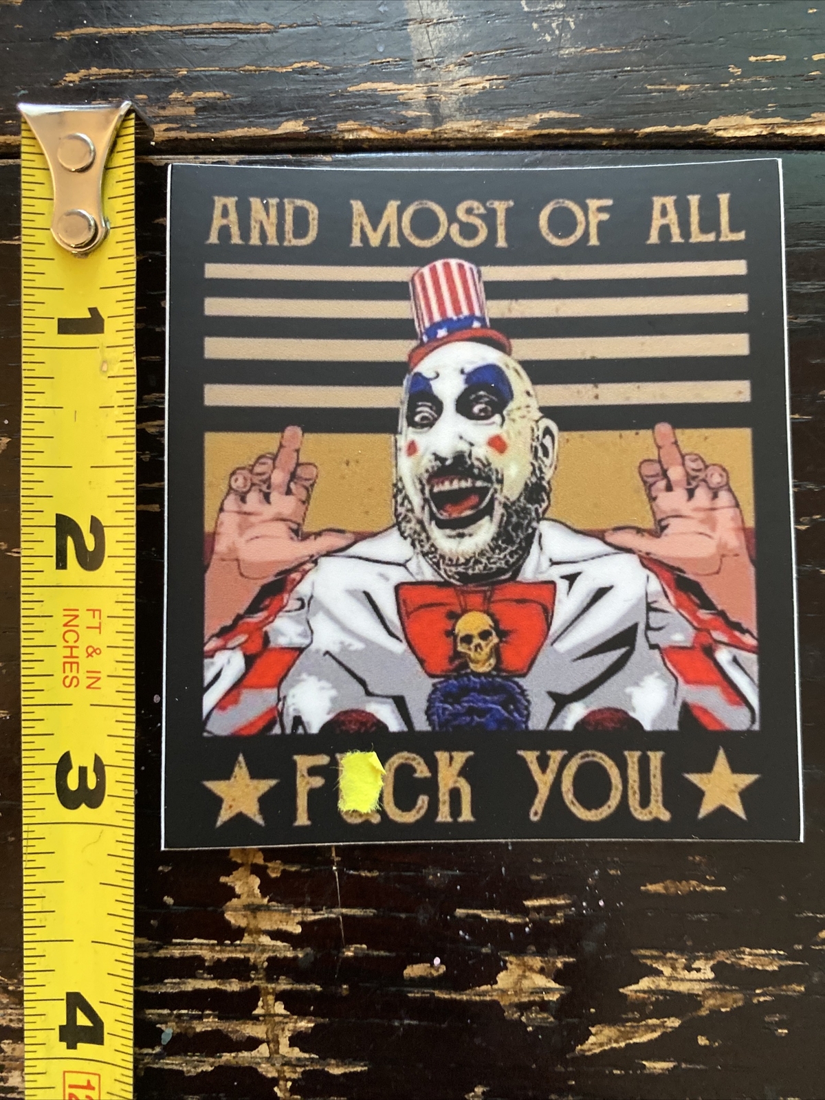 Captain Spalding (This Sticker Is Dishwasher Safe)Devils Rejects/Rob Zombie gallery