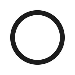 Dot outline Spot Circle Vinyl Decal Car Laptop Circle Outline Ring Round Sticker