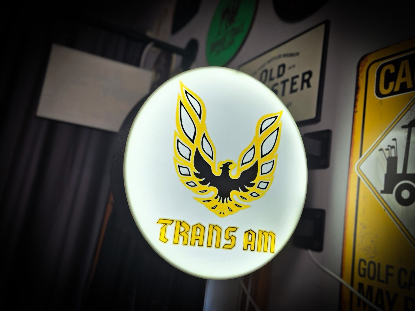Pontiac Trans Am LED Light Box | USB Powered Garage Sign | RGB Option gallery