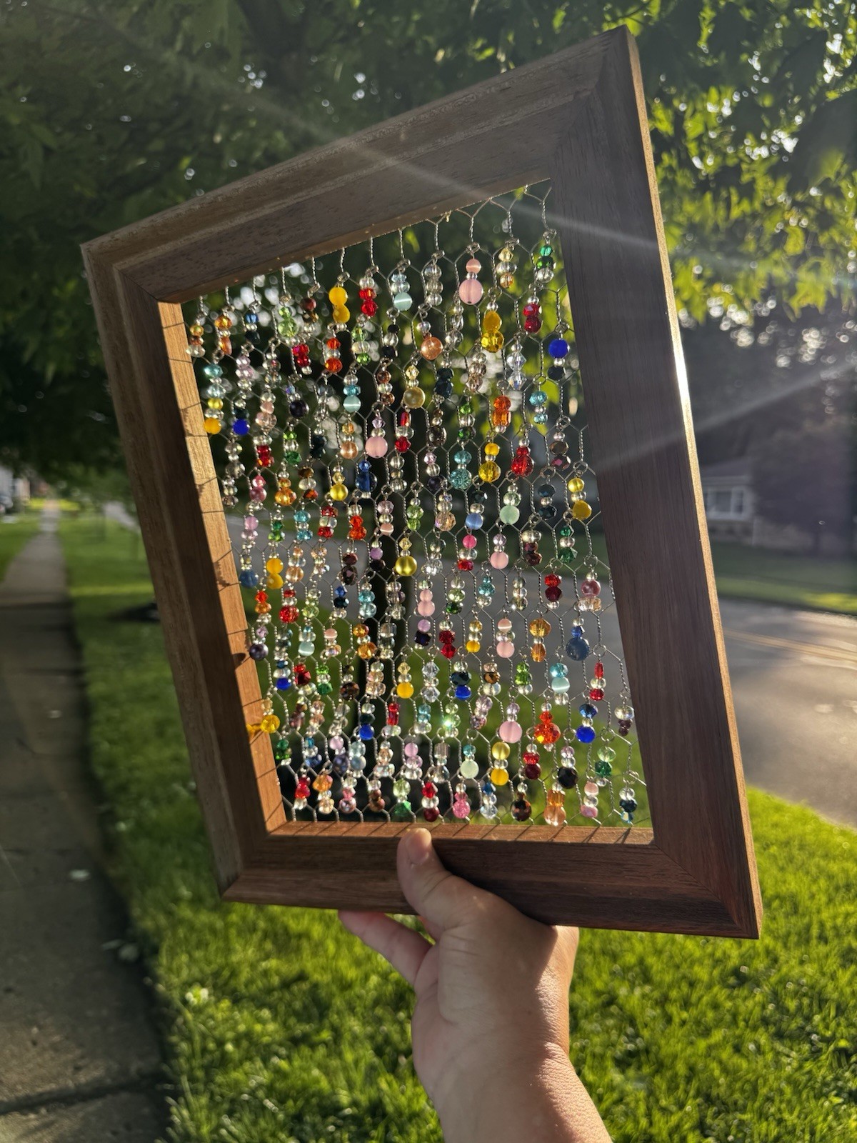 Beaded Sun catcher. gallery