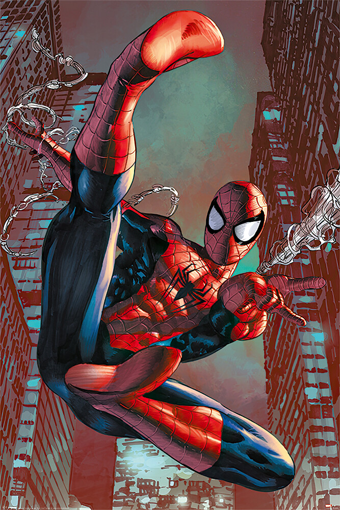 Spider-Man - Marvel Comics Poster / Print (Web Slinging) (Size: 24" X 36") gallery