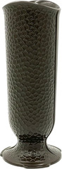 ‘ Ionic Vase – Replacement Cemetery Flower Vase – 4″ D Base with 3 Flanges to Lo