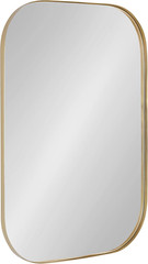 Rollo Silver Rounded Rectangle Mirror, 20×30, Metal Frame