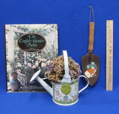 The English Garden Room Book By E Dickson And Floral Decor Watering Can & Spade