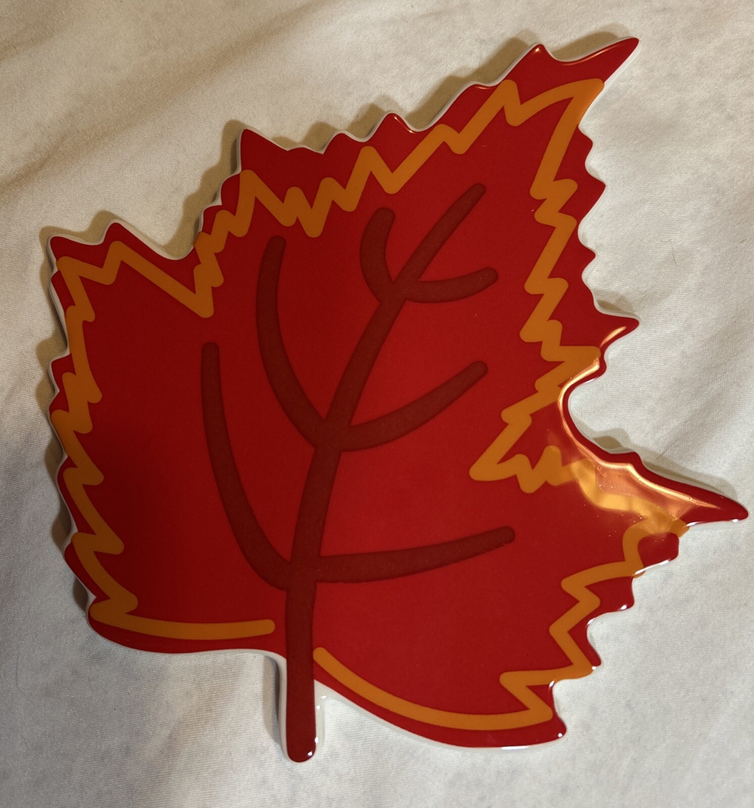 Coton Colors Happy Everything Large Big Attachment Fall Autumn Red Leaf New gallery
