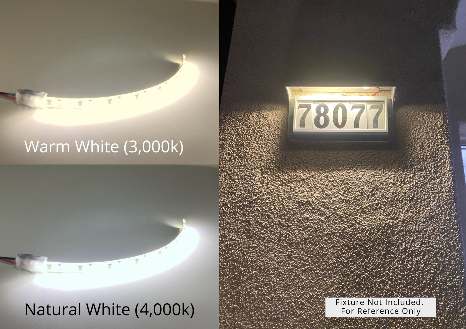 Universal LED Light Kit for Lighted Address Plaques House Numbers | 10-30V AC gallery
