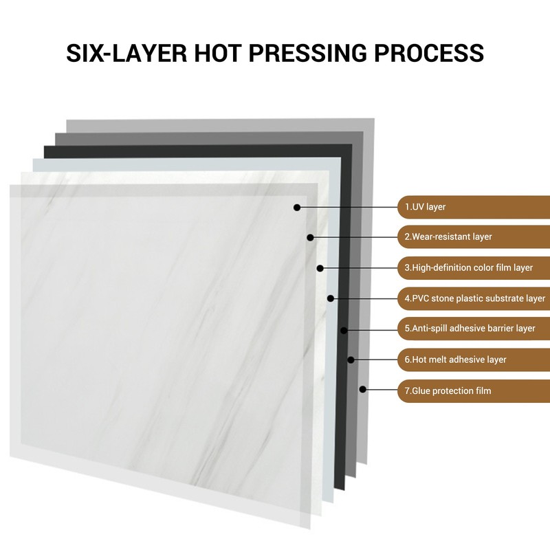 10-50pcs Self Adhesive Kitchen Wall Tiles Bathroom Tile Sticker Peel Stick US gallery