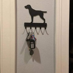 German Shorthaired Pointer Dog GSP Point Leash Hanger Key Rack Holder